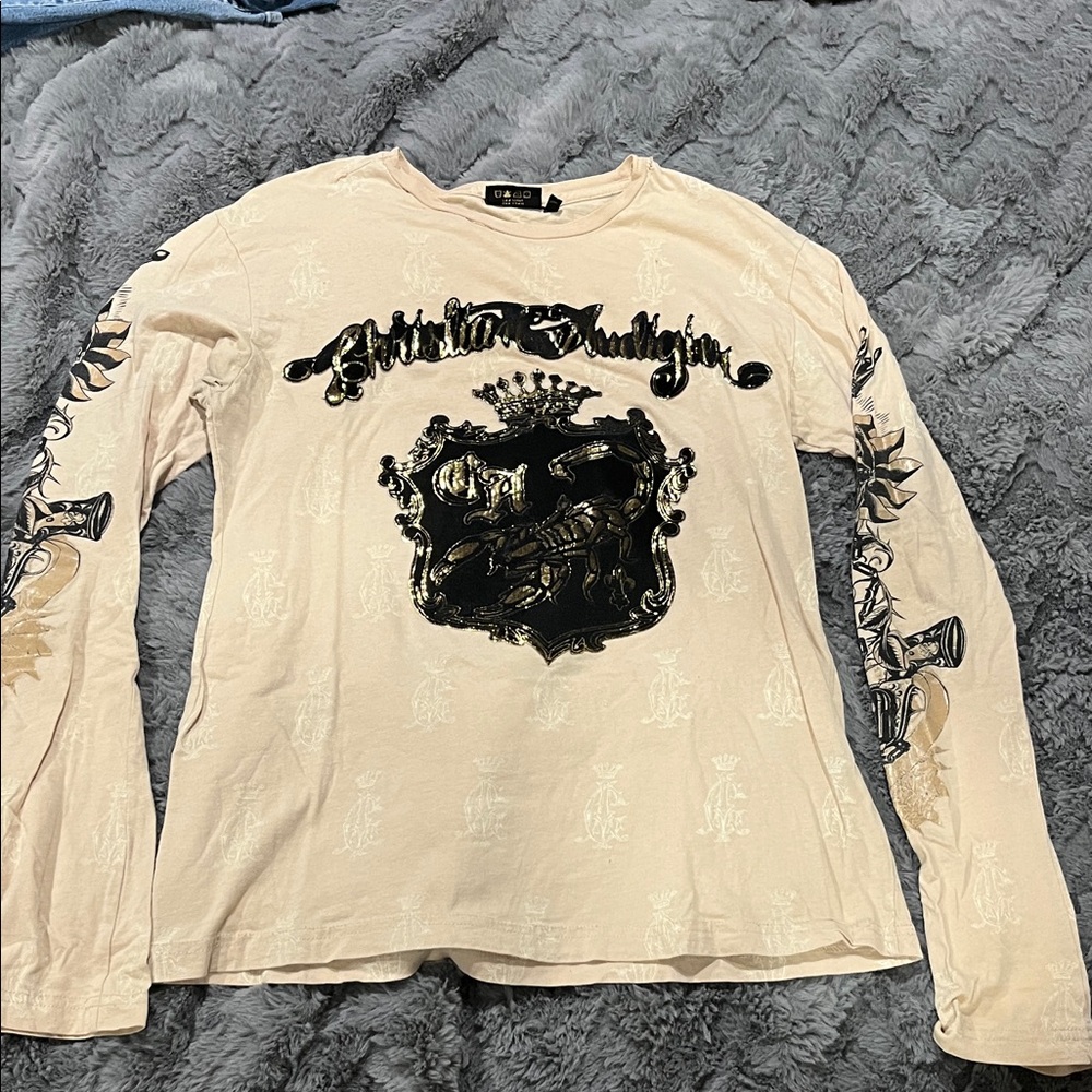Original Christian Audigier vintage rare 
long sleeves